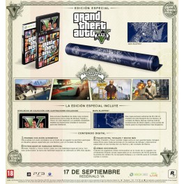 Grand Theft Auto V (GTA 5) Edicion Especial - PS3